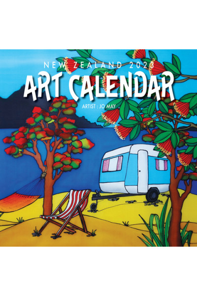 New Zealand 2023 wall Calendar of Jo May artwork