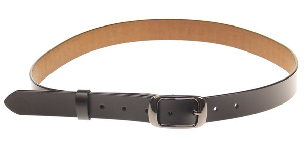 Black leather jean belt comes in two sizes 105cm and 115cm