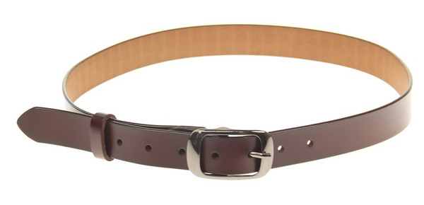 Mahogony leather jean belt comes in two sizes 105cm and 115cm