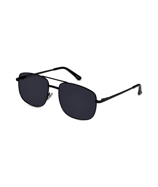 Sunglasses - Drifter with black metal frame and smoke lens