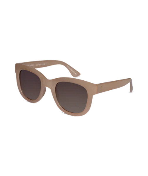 Sunglasses - Wategos with pale coral colour frame and  smoke lens