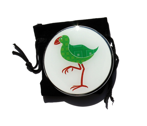 Compact Mirror - Pukeko design