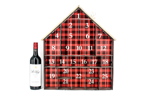 Metal Advent Calendar House