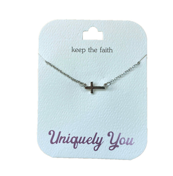 Keep the faith - Cross pendant