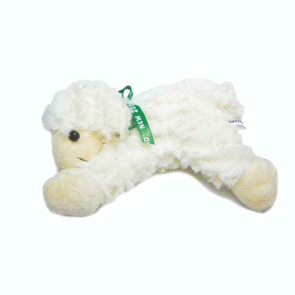 Soft Toy - NZ Sheep laying down with legs spreadeagled (small size)