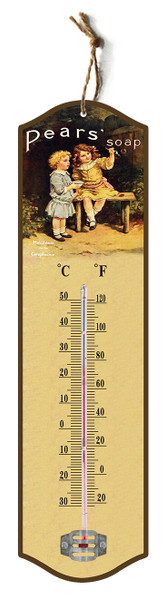 Wall thermometer - Pears Soap (8cm x 27cm)