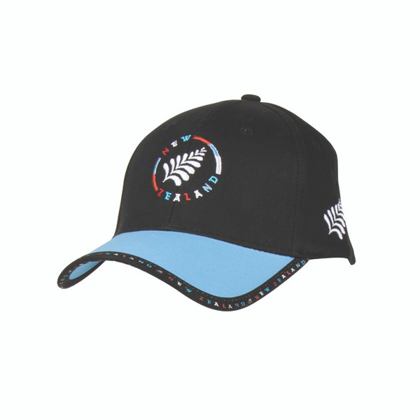 Kids NZ Cap (size 52) - New Zealand circle around a fern