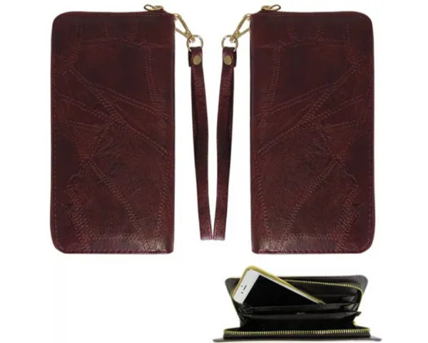 Wallet -dark red (RFID protection)