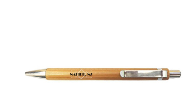 Napier, NZ Bamboo souvenir Pen