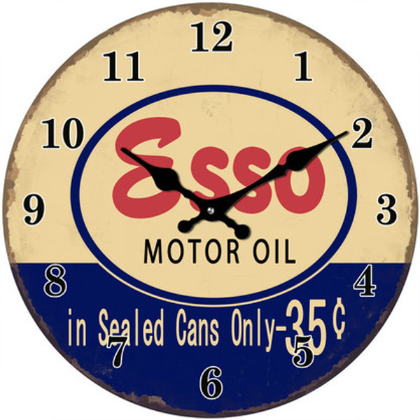 Esso Motor Oil Clock