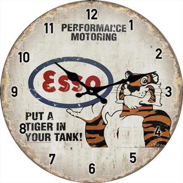 Esso Tiger Clock