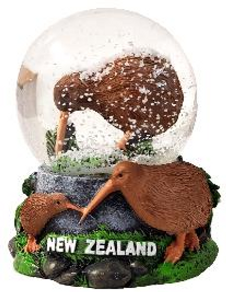 NZ Kiwi Snowglobe