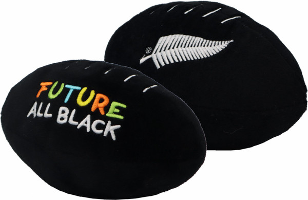 "I'm a future All Blacks" soft toy ball