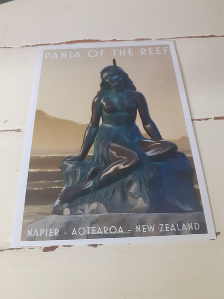 Pania of the Reef, Napier postcard (exclusive to Adore Collection)
