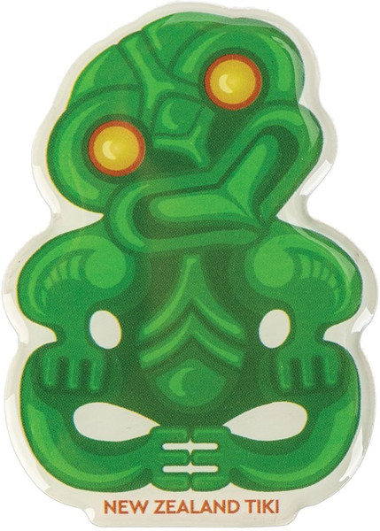 NZ Magnet Resin Tiki Shape