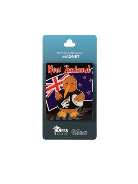 NZ Magnet Resin Kiwi Rugby