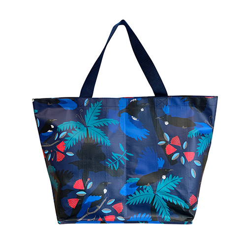 Big eco-friendly carry bag with NZ tui