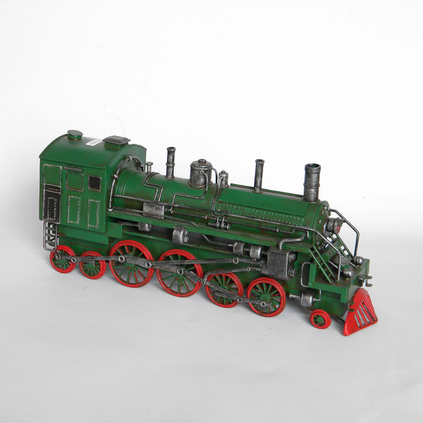 Green Steam Locomotive metal model
