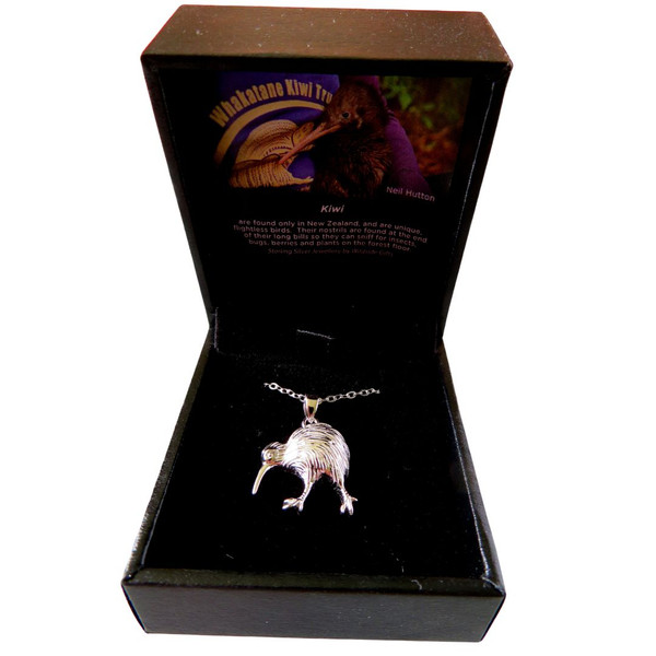 Sterling Silver Kiwi Pendant
