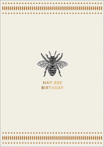 Birthday card - Hap-bee birthday