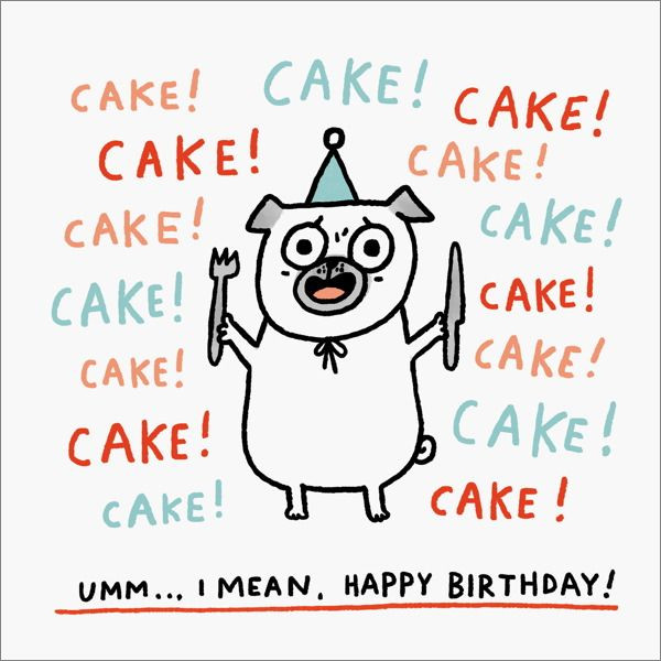 Birthday card - Cake!cake!cake!