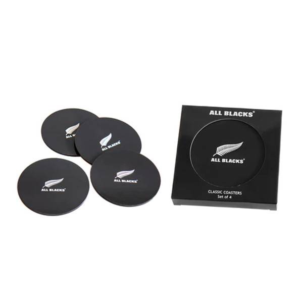 Official All Blacks logo coaster set