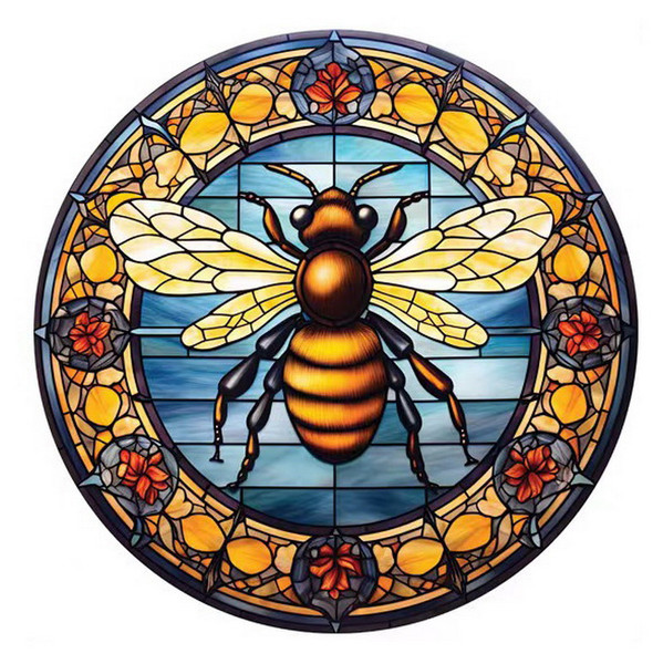 Suncatcher with image of a bee - medium