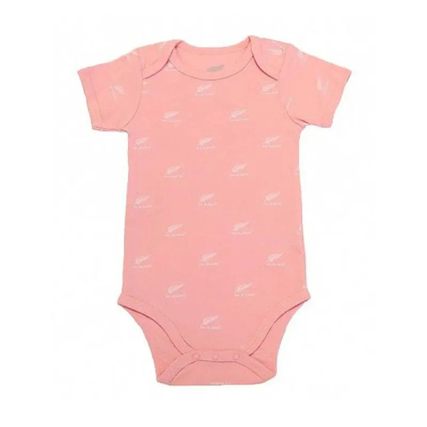 All Blacks infants pink multi logo bodysuit (2 sizes)