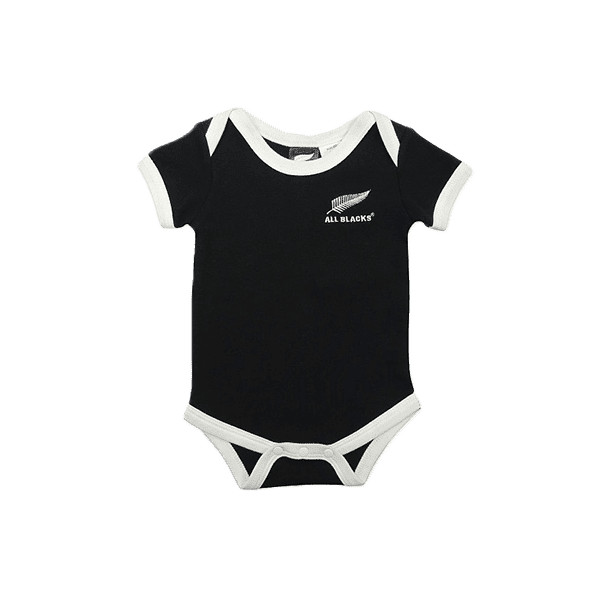 All Blacks bodysuit with embroidered logo left hand side - kids sizes