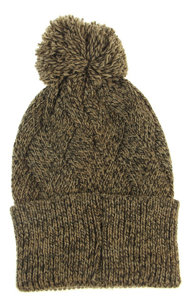 Diamond weave beanie
