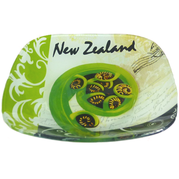 New Zealand koru glass bowl