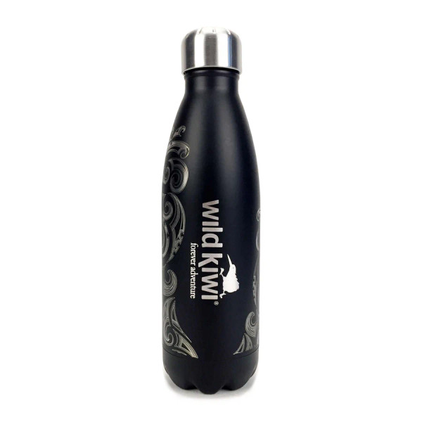 NZ souvenir insulated stainless steel drink bottle - kowhaiwhai