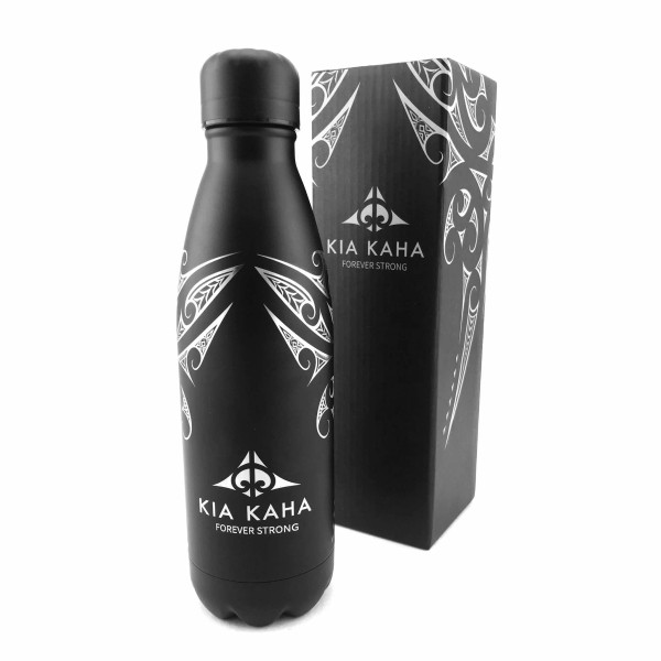 NZ souvenir  insulated stainless steel bottle - Kia Kaha