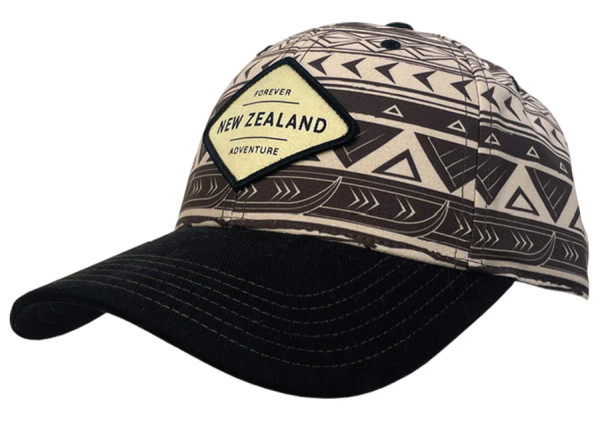 NZ souvenir cap -  tribal deisgn