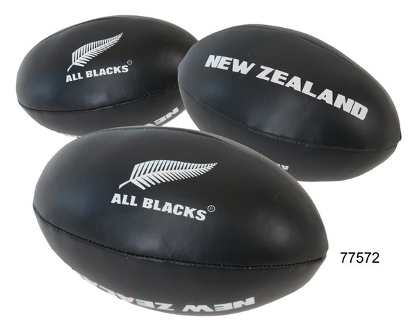 All Blacks Rugby Ball (Classic) (approx 18cm long x 10cm wide) price per ball