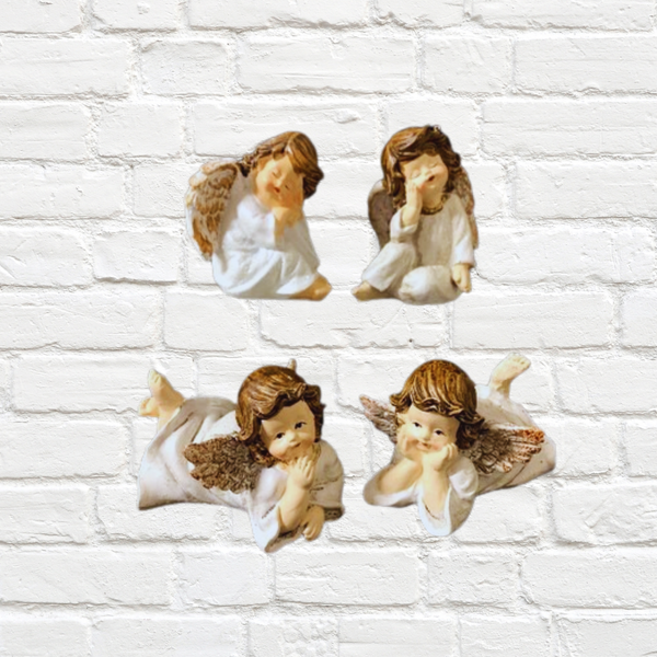 Assorted angels figurines