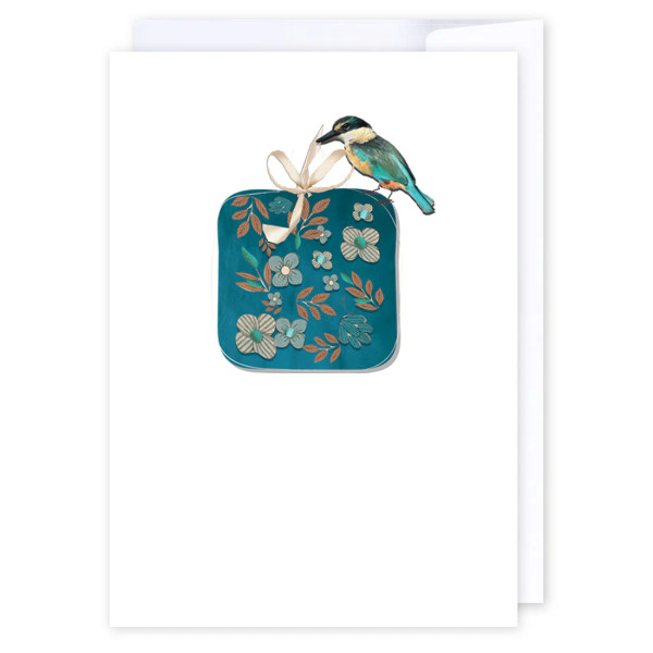 Kingfisher gift, Greeting card
