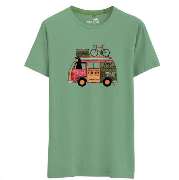 Women’s New Zealand Kombi Kiwi T-Shirt - Green
