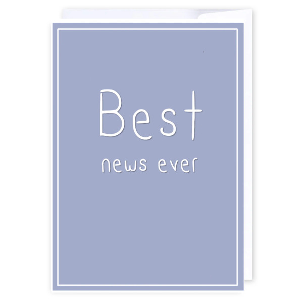 Greeting card-Best news ever
