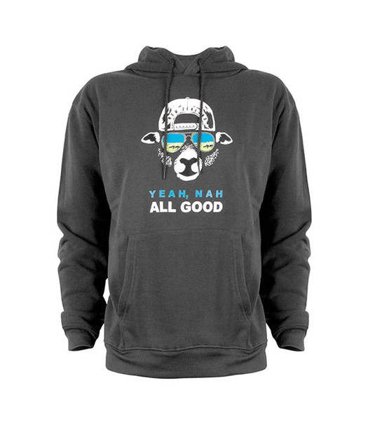All Good Cool Sheep unisex New Zealand fleece hoodie
