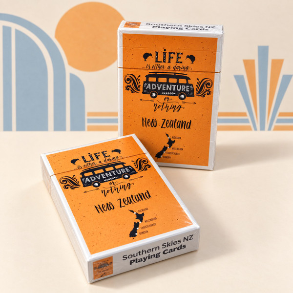 Playing cards - Life is a daring adventure or nothing
