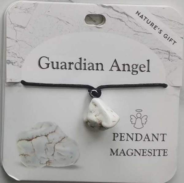 Wishing Pendant Magnesite- Guardian Angel