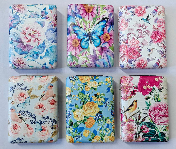 Floral Mirror Set Of 6 - Sold Individually