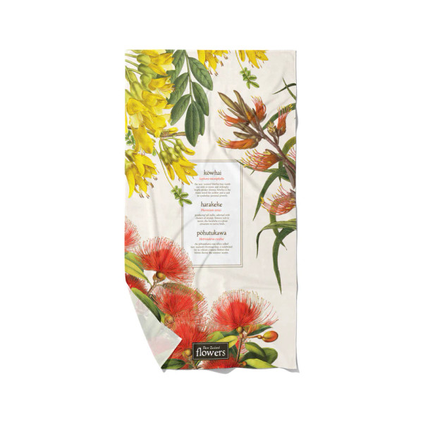 Tea Towel Native Flowers