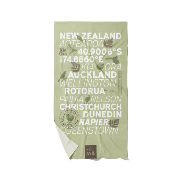 Tea Towel NZ Cities