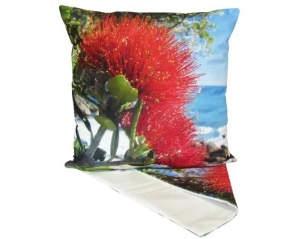 Cushion Cover-Print Of NZ Pohutukawa Blossom