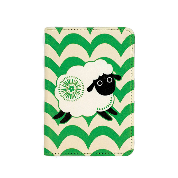 Retro Sheep - passport Holder