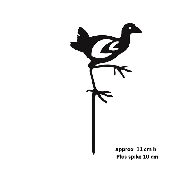 Pukeko Mini Pot Plant Garden Stake