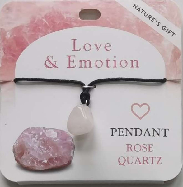 Healing Pendant Rose Quartz- Love And Emotion