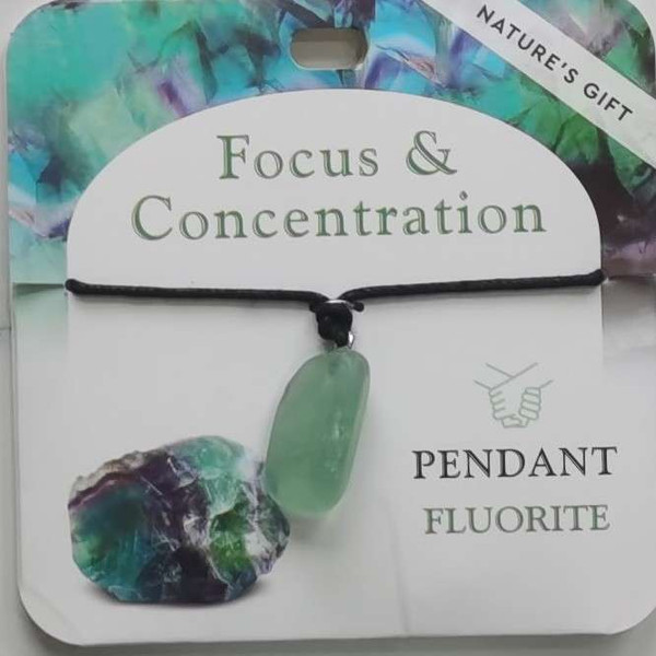 Healing Pendant Fluorite- Focus And Concentration